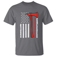 The Legend Has Retired Firefighter T Shirt Vintage Retirement Gifts Fireman American Flag - Wonder Print Shop