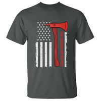 The Legend Has Retired Firefighter T Shirt Vintage Retirement Gifts Fireman American Flag - Wonder Print Shop