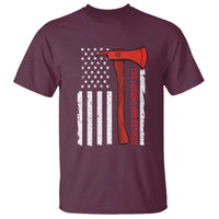 The Legend Has Retired Firefighter T Shirt Vintage Retirement Gifts Fireman American Flag - Wonder Print Shop