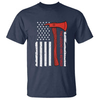 The Legend Has Retired Firefighter T Shirt Vintage Retirement Gifts Fireman American Flag - Wonder Print Shop