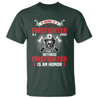 Retired Firefighter T Shirt Is An Honor Funny Retirement Gifts - Wonder Print Shop