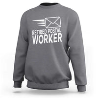 Retired Postal Worker Sweatshirt Mailman Postman Retirement Gifts - Wonder Print Shop