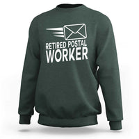 Retired Postal Worker Sweatshirt Mailman Postman Retirement Gifts - Wonder Print Shop
