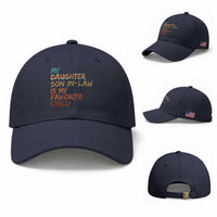 My Son In Law Is My Favorite Child Baseball Cap Replaced Daughter Funny Family Humor Retro