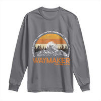 Vintage Christian Long Sleeve Shirt Isaiah 42:16 Waymaker Promise Keeper Miracle Worker - Wonder Print Shop