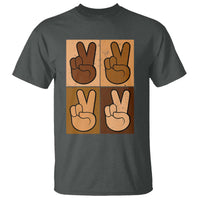 Peace Sign Equality for All T Shirt Peace Out V Fingers Hand Equal Rights