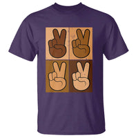 Peace Sign Equality for All T Shirt Peace Out V Fingers Hand Equal Rights