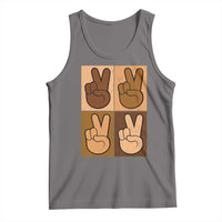 Peace Sign Equality for All Tank Top Peace Out V Fingers Hand Equal Rights