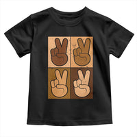 Peace Sign Equality for All Toddler T Shirt Peace Out V Fingers Hand Equal Rights