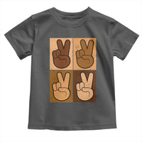 Peace Sign Equality for All Toddler T Shirt Peace Out V Fingers Hand Equal Rights
