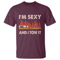 Funny Camping RV T Shirt Im Sexy And I Tow It Vintage Camper Truck - Wonder Print Shop