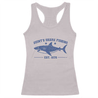 Retro Fisher Birthday Racerback Tank Top Vintage Quints Shark Fishing 1975 - Wonder Print Shop
