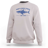 Retro Fisher Birthday Sweatshirt Vintage Quints Shark Fishing 1975 - Wonder Print Shop