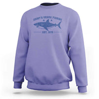 Retro Fisher Birthday Sweatshirt Vintage Quints Shark Fishing 1975 - Wonder Print Shop