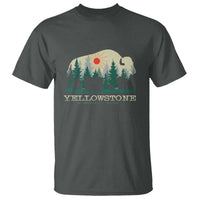 Yellowstone National Park T Shirt Bison Nature Wildlife Outdoor Hiking Camping Forest - Wonder Print Shop