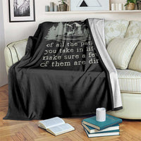 Retro Nature Wildlife Outdoor Throw Blanket Camping Forest Hiking Vintage - Wonder Print Shop