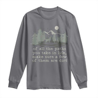 Retro Nature Wildlife Outdoor Long Sleeve Shirt Camping Forest Hiking Vintage - Wonder Print Shop