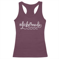 Lake Mode Racerback Tank Top Summer Vacation Outdoor Camping - Wonder Print Shop