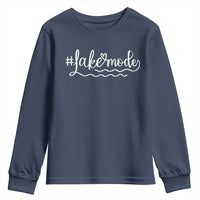 Lake Mode Youth Sweatshirt Summer Vacation Outdoor Camping - Wonder Print Shop