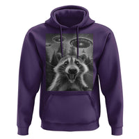 Racoon Meme Hoodie Selfie With Alien UFO - Wonder Print Shop