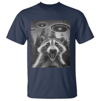 Racoon Meme T Shirt Selfie With Alien UFO - Wonder Print Shop