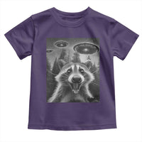 Racoon Meme Toddler T Shirt Selfie With Alien UFO - Wonder Print Shop