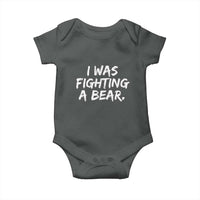 Funny Injury Get Well Soon Gift Baby Onesie I Was Fighting A Bear - Wonder Print Shop