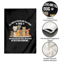 Funny Dog Lover Garden Flag Fur Mama Dad Dog Rescue - Wonder Print Shop