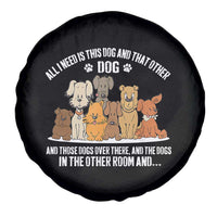 Funny Dog Lover Spare Tire Cover Fur Mama Dad Dog Rescue - Wonder Print Shop
