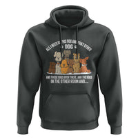 Funny Dog Lover Hoodie Fur Mama Dad Dog Rescue - Wonder Print Shop