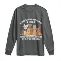 Funny Dog Lover Long Sleeve Shirt Fur Mama Dad Dog Rescue - Wonder Print Shop