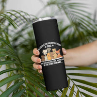 Funny Dog Lover Skinny Tumbler Fur Mama Dad Dog Rescue - Wonder Print Shop