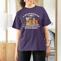 Funny Dog Lover T Shirt For Women Fur Mama Dad Dog Rescue - Wonder Print Shop