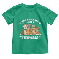 Funny Dog Lover Toddler T Shirt Fur Mama Dad Dog Rescue - Wonder Print Shop