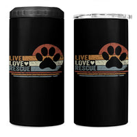 Vintage Adopt A Shelter Pet 4 in 1 Can Cooler Tumbler Live Love Rescue Cat Dog Adoption Animal Rescue - Wonder Print Shop