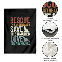 Adopt A Shelter Pet Garden Flag Rescue Save Love Cat Dog Adoption Animal Rescue - Wonder Print Shop