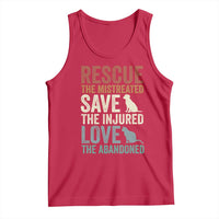Adopt A Shelter Pet Tank Top Rescue Save Love Cat Dog Adoption Animal Rescue - Wonder Print Shop