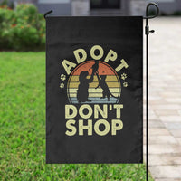 Adopt Dont Shop Garden Flag Vintage Retro Cat Dog Rescue Animal Lovers Shelter Volunteer - Wonder Print Shop
