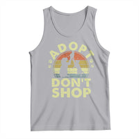 Adopt Dont Shop Tank Top Vintage Retro Cat Dog Rescue Animal Lovers Shelter Volunteer - Wonder Print Shop