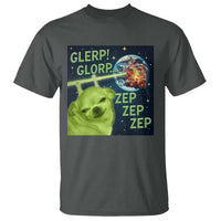 Funny Alien Dog Meme T Shirt Glorp Zep Sci-Fi Humor Chihuahua - Wonder Print Shop