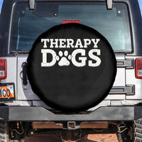 Therapy Dog Spare Tire Cover Classic Retro Varsity Vintage Pet Partners - Wonder Print Shop