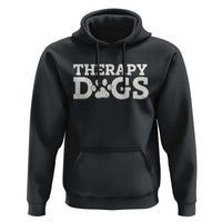 Therapy Dog Hoodie Classic Retro Varsity Vintage Pet Partners - Wonder Print Shop