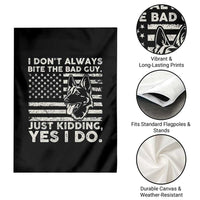 Funny K9 Garden Flag Belgian Malinois American Flag Police Officer - Wonder Print Shop