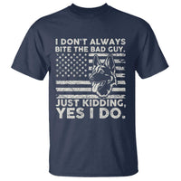 Funny K9 T Shirt Belgian Malinois American Flag Police Officer - Wonder Print Shop