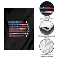 B2 Spirit Garden Flag B-2 Stealth Bomber Aircraft American Flag Patriotic - Wonder Print Shop