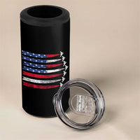 B2 Spirit 4 in 1 Can Cooler Tumbler B-2 Stealth Bomber Aircraft American Flag Patriotic - Wonder Print Shop