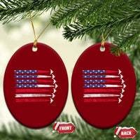 B2 Spirit Ceramic Ornament B-2 Stealth Bomber Aircraft American Flag Patriotic - Wonder Print Shop