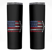 B2 Spirit Skinny Tumbler B-2 Stealth Bomber Aircraft American Flag Patriotic - Wonder Print Shop