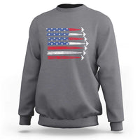 B2 Spirit Sweatshirt B-2 Stealth Bomber Aircraft American Flag Patriotic - Wonder Print Shop