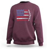 B2 Spirit Sweatshirt B-2 Stealth Bomber Aircraft American Flag Patriotic - Wonder Print Shop